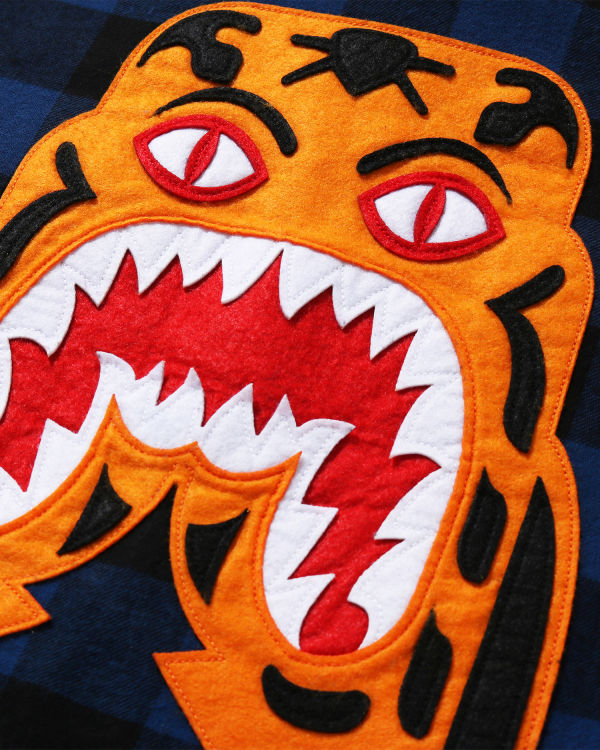 Block Check Tiger Flannel shirt