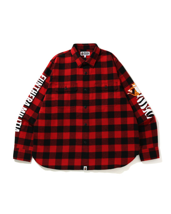 Block Check Tiger Flannel shirt