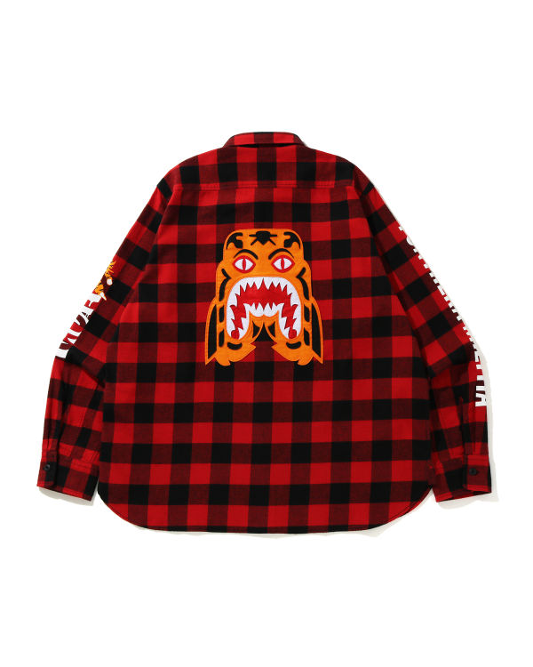 Block Check Tiger Flannel shirt