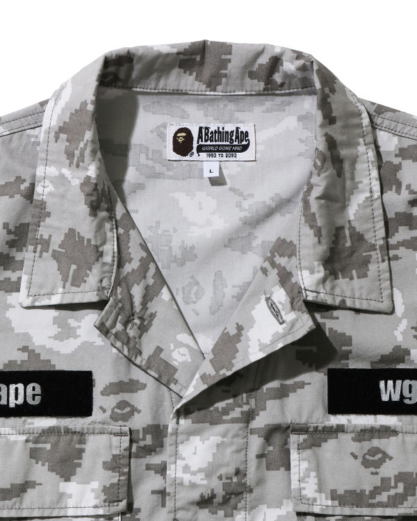 Digital Camo Shark Military shirt