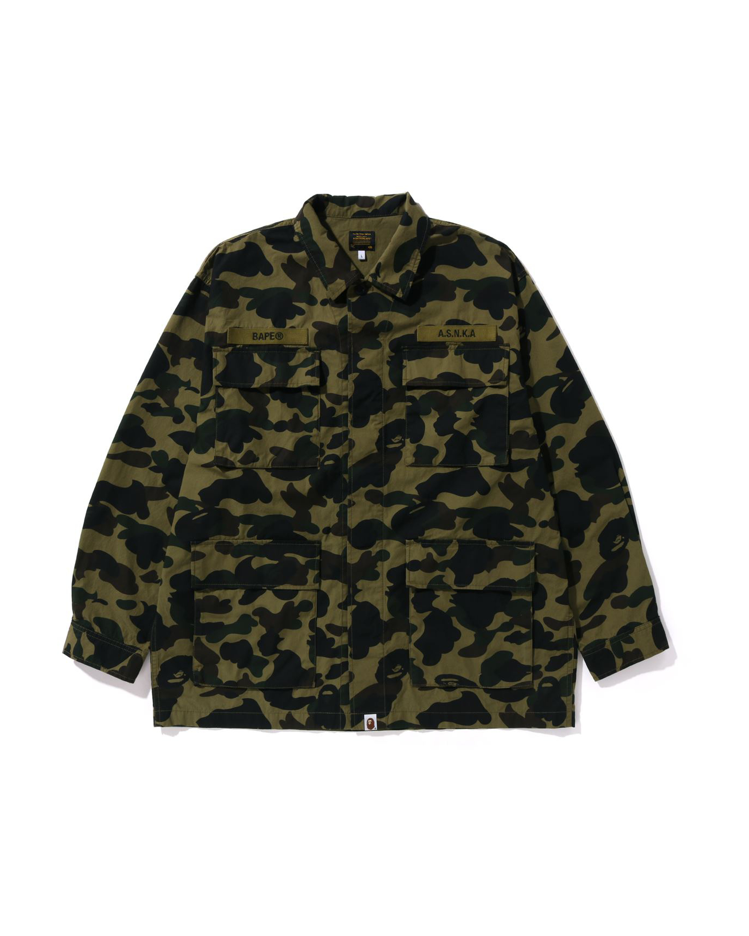 Shop 1st Camo Military Shirt Online | BAPE