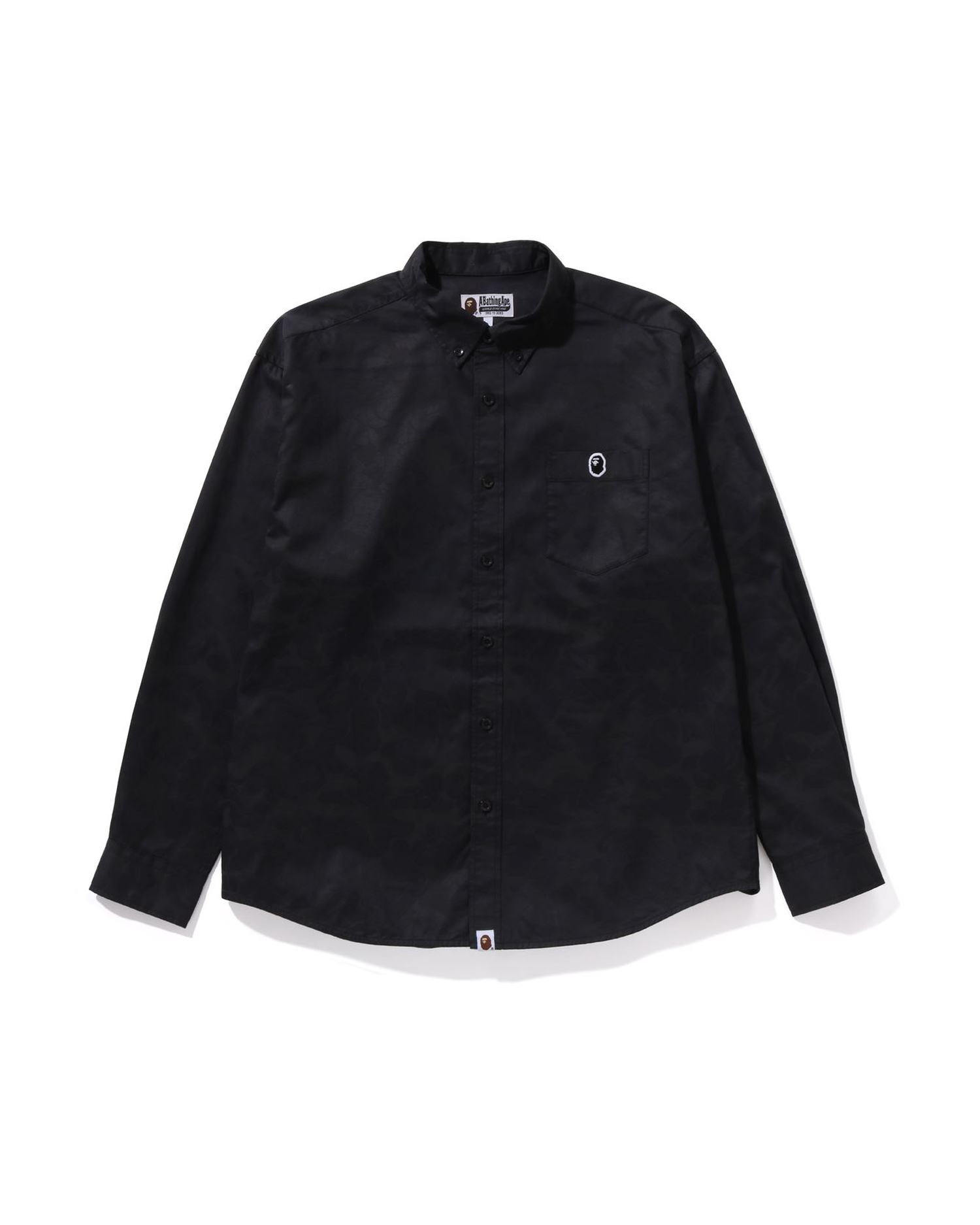 Shop Tonal Solid Camo Pocket Shirt Online | BAPE