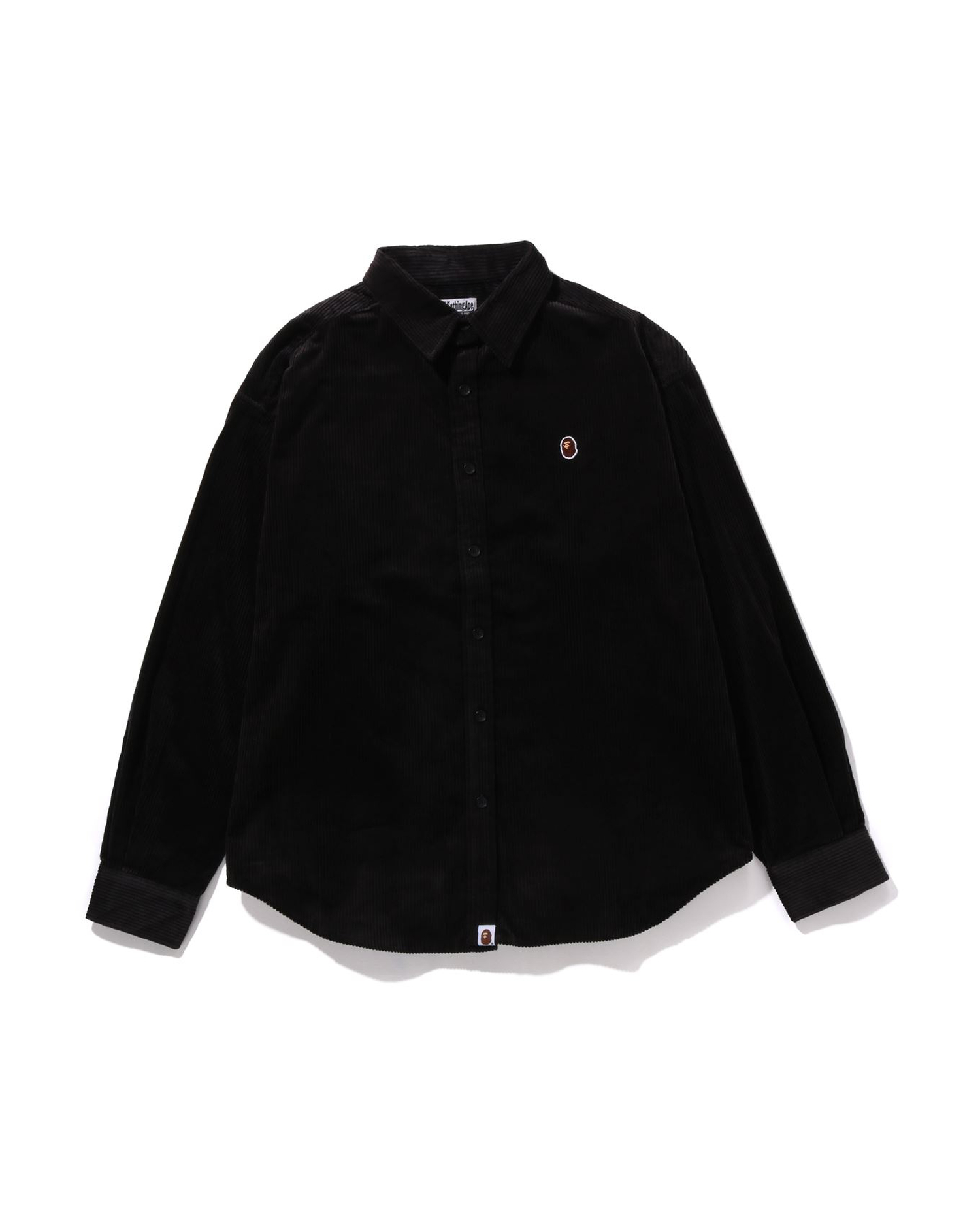 Shop Ape Head One Point Corduroy Shirt Online | BAPE