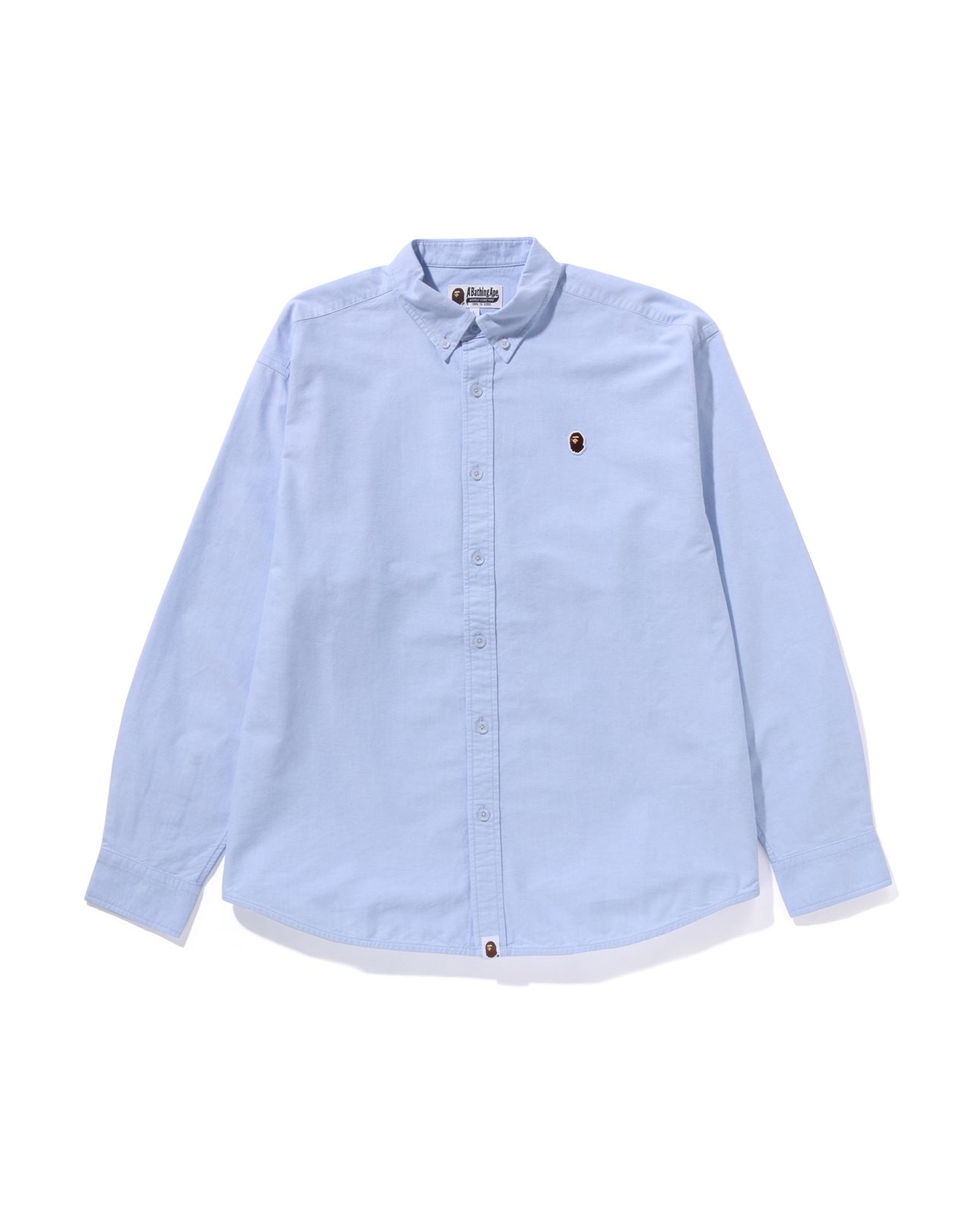 APE HEAD ONE POINT OXFORD SHIRT M-