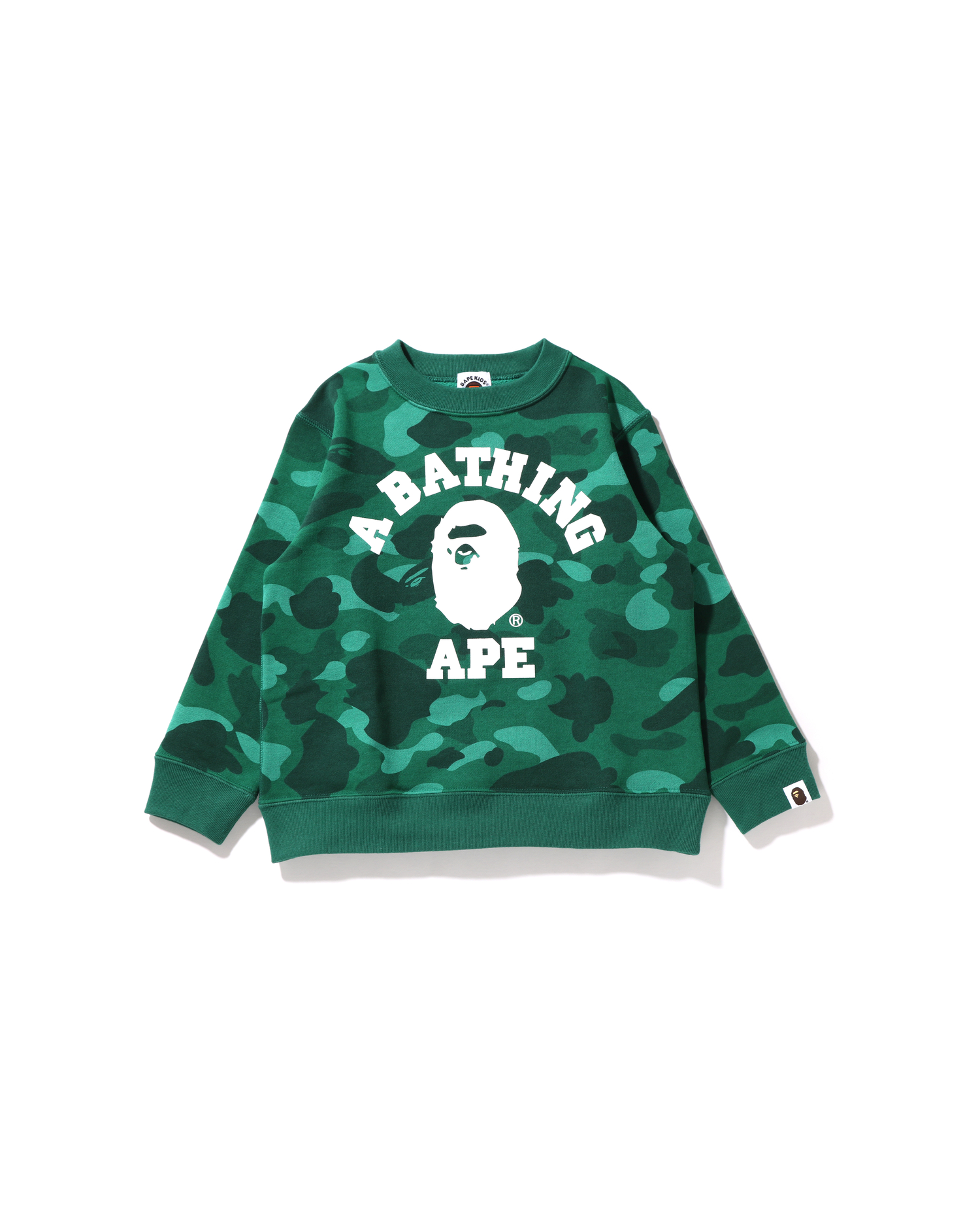 Shop Color Camo College Crewneck Online | BAPE