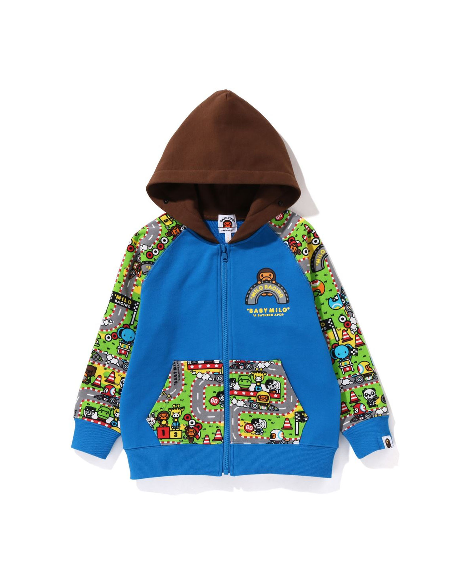 Shop Baby Milo Racing Milo Face Hoodie Online BAPE