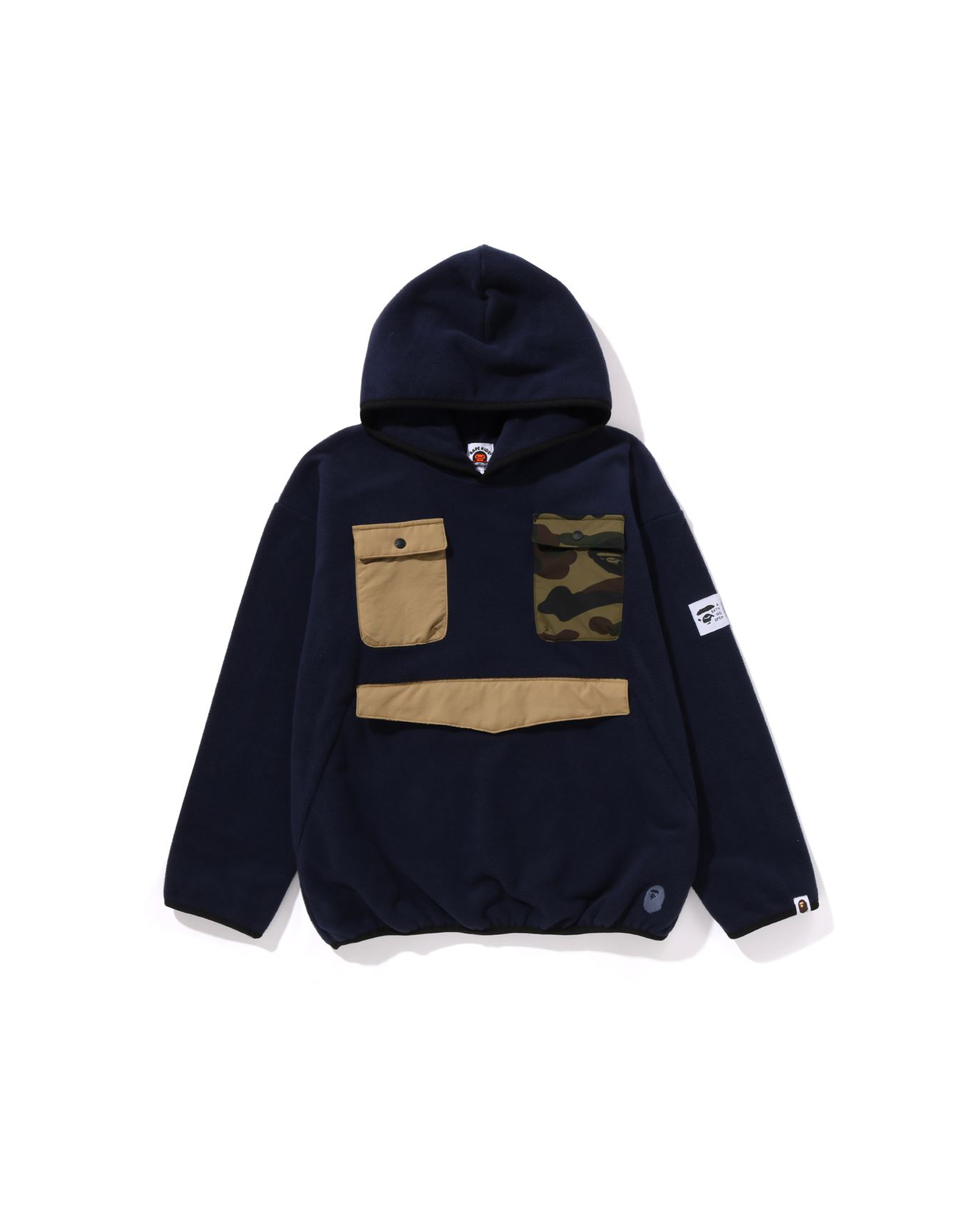 Shop Kids 1st Camo Multi Pockets Pullover Hoodie Jr Online | BAPE