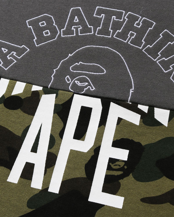 1st Camo Half Crewneck sweatshirt