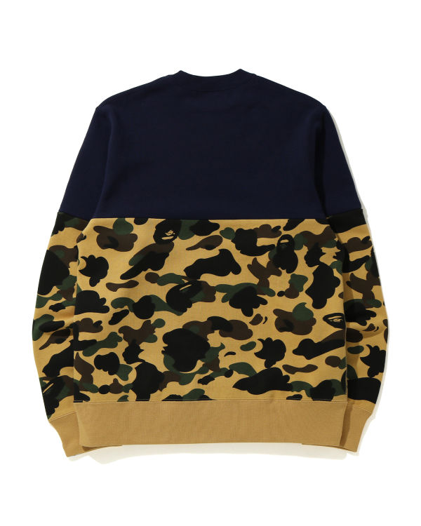 1st Camo Half Crewneck sweatshirt