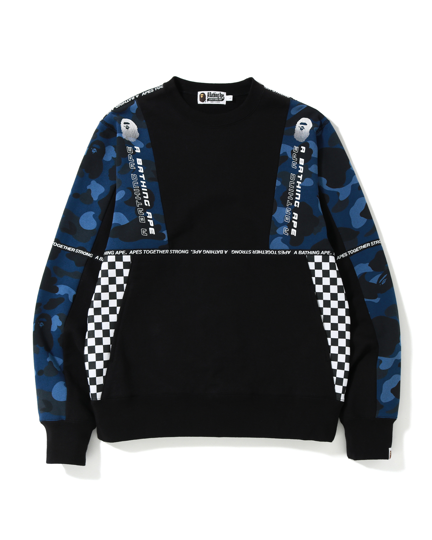 Logo tape sale crewneck sweatshirt