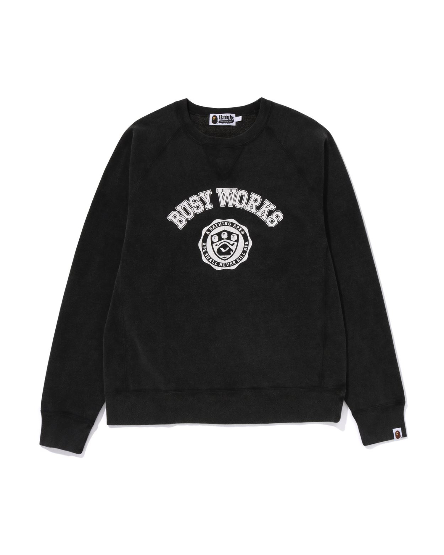 Shop BAPE Busy Works Crewneck Online | BAPE