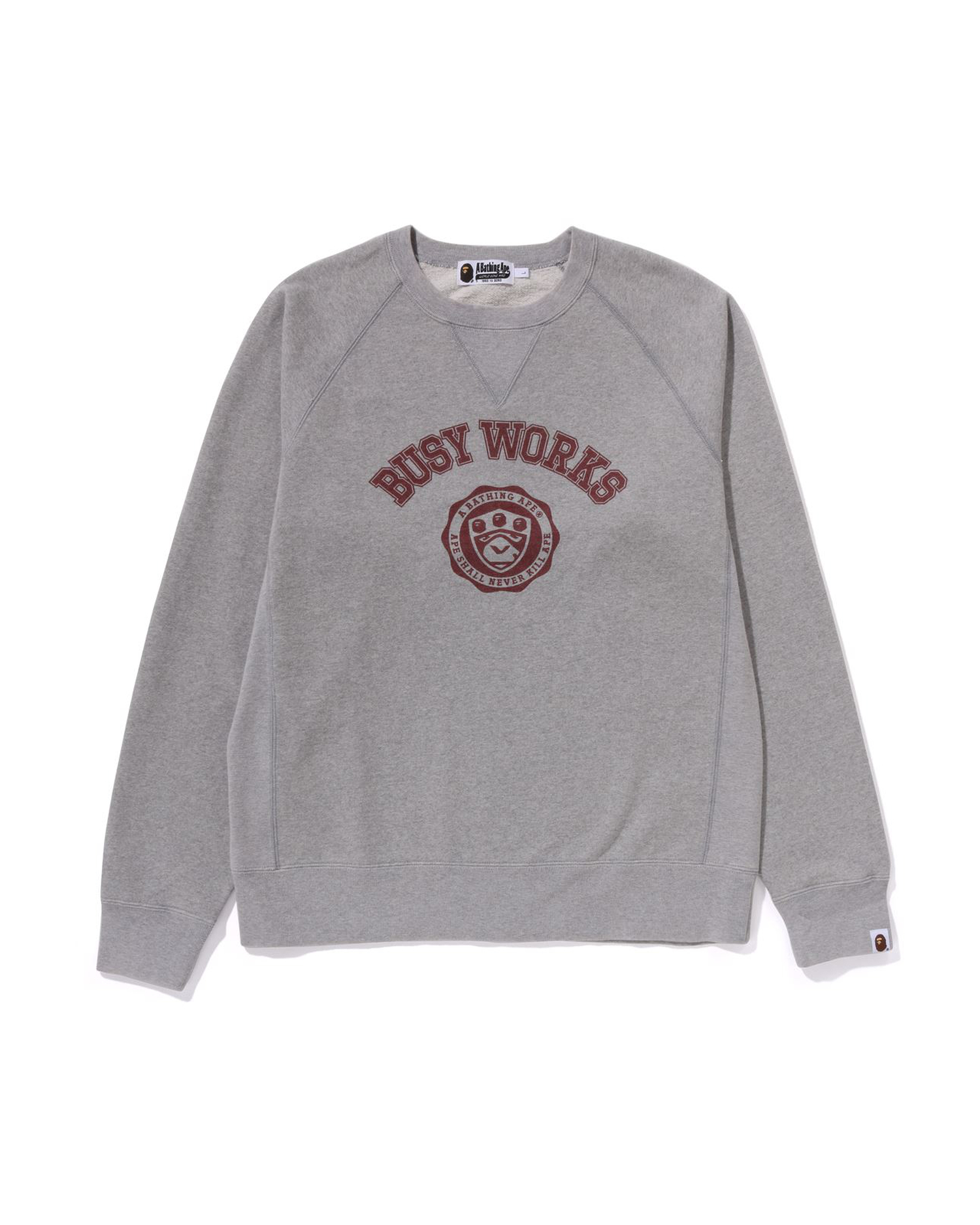 Shop BAPE Busy Works Crewneck Online | BAPE