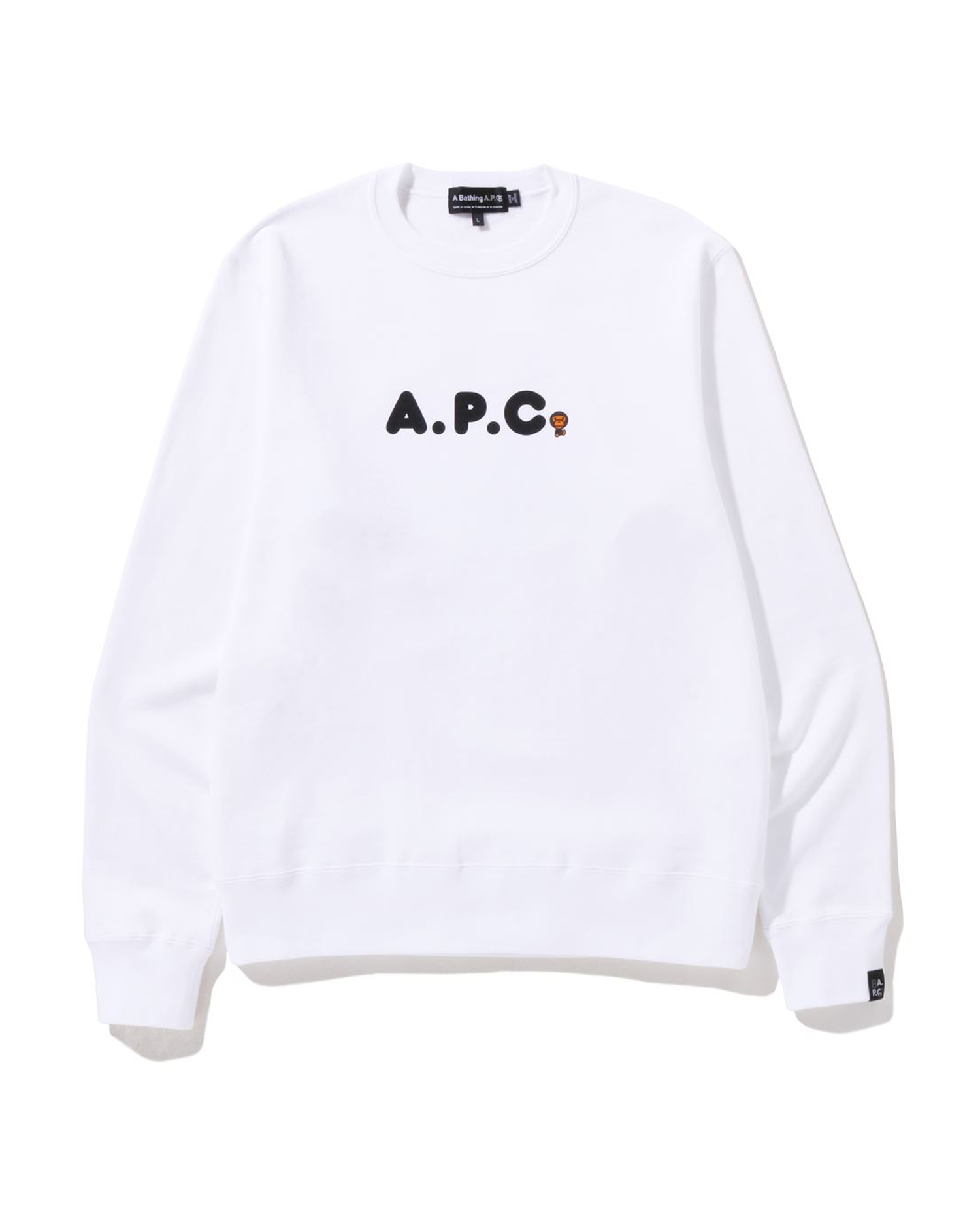Shop X A.P.C. Milo On APC Wide Crewneck Online | BAPE