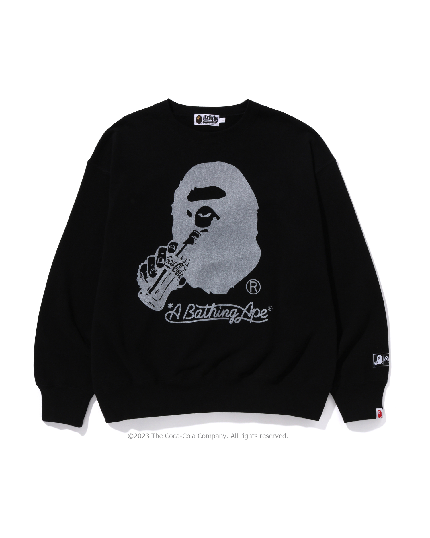 A BATHING APE® X Coca-Cola Ape Head Crewneck| ITeSHOP