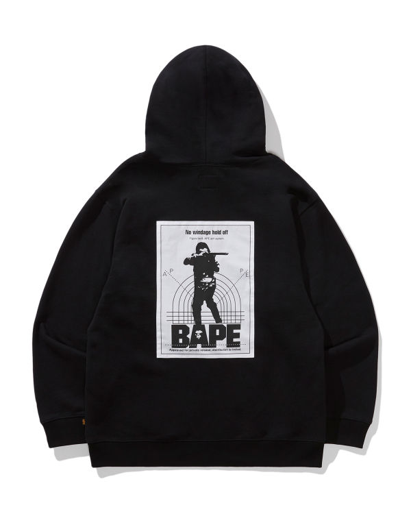 X ALPHA INDUSTRIES patch pocket hoodie