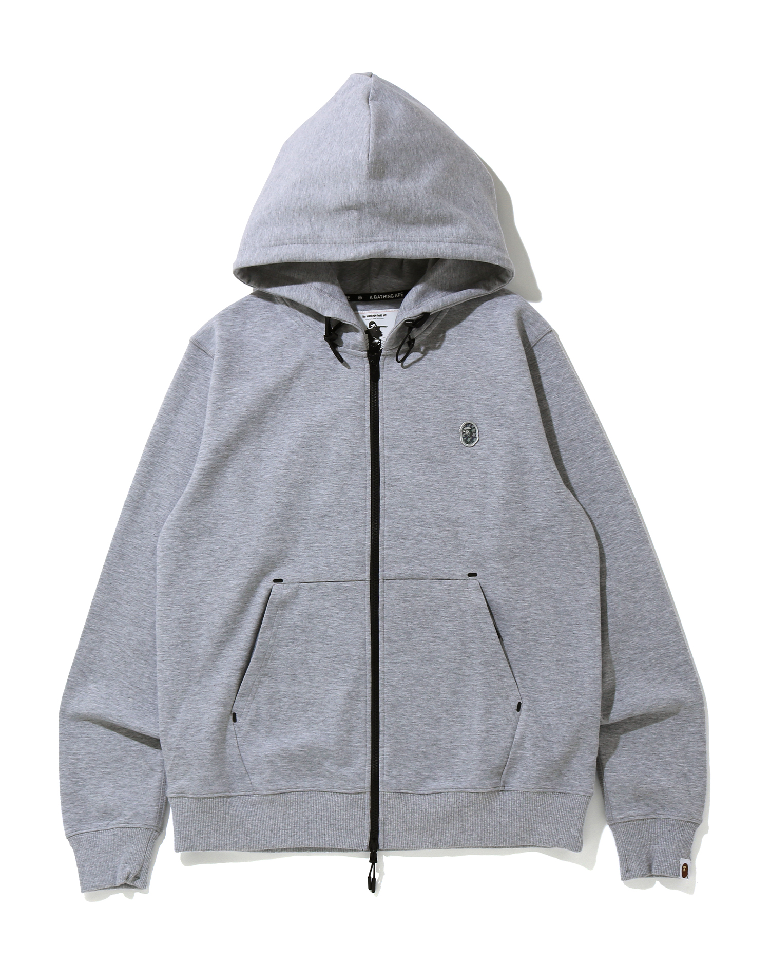 head zip hoodie