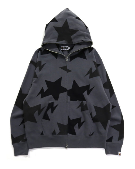STA Pattern Relaxed Fit Full Zip Hoodie  image number 0