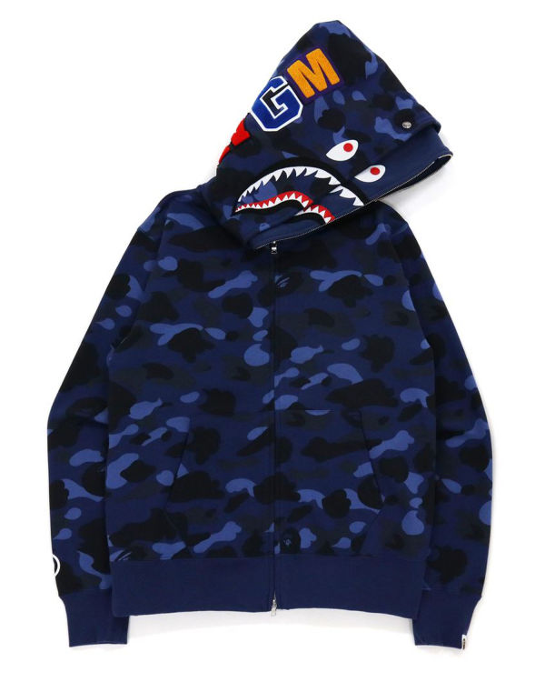 Bape Camo Shark Hoodie All Sizes Sweatshirt ( REP) Fits Size Large