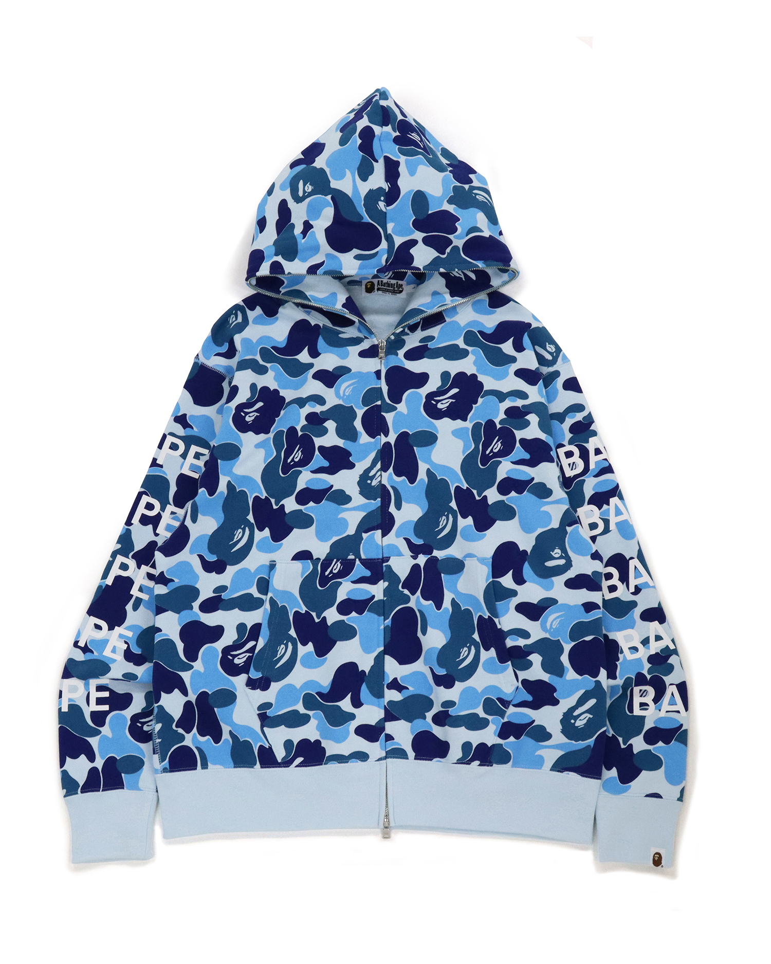 A BATHING APE® Big ABC Camo Bape Relaxed zip hoodie| ITeSHOP
