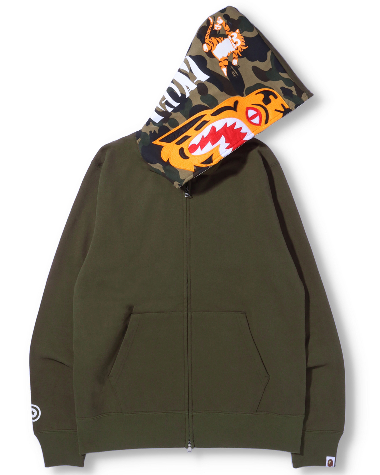 Shop Tiger Full Zip Hoodie Online | BAPE