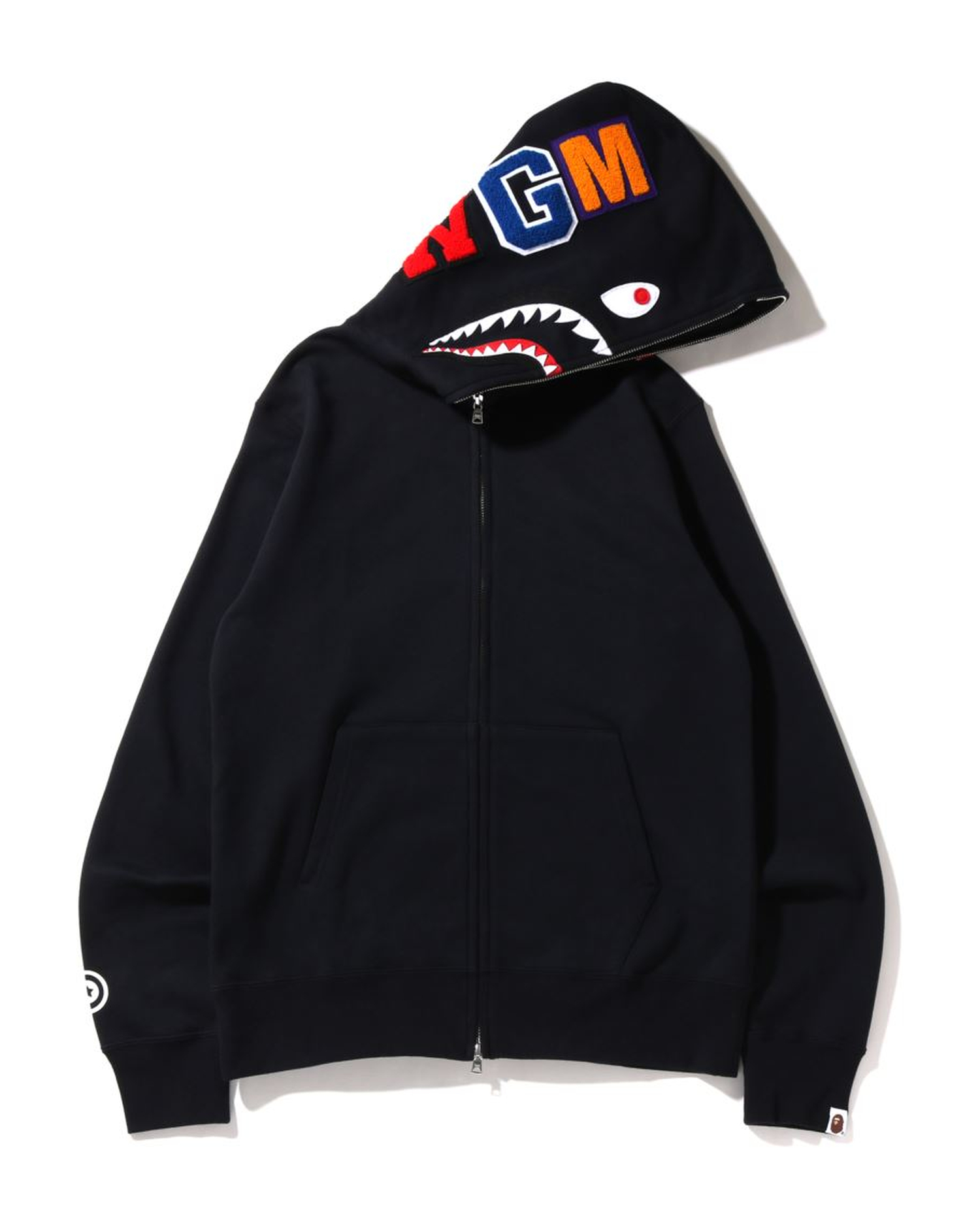 Shop Shark Full Zip Hoodie Online | BAPE