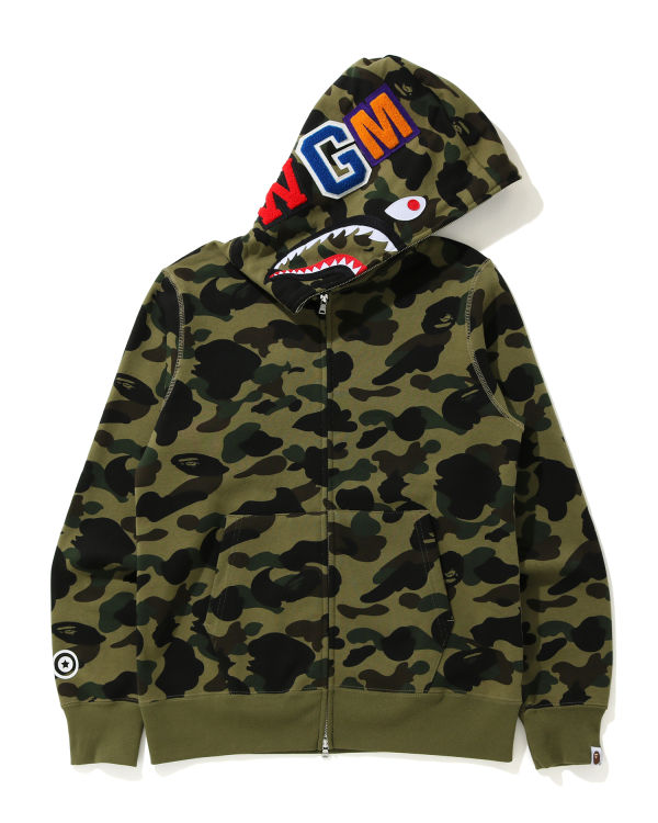 1st Camo Shark full zip hoodie