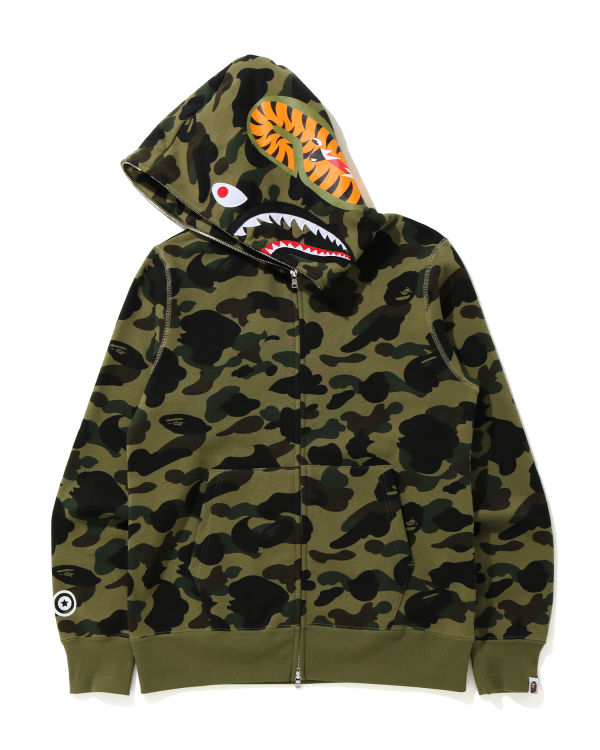 1st Camo Shark full zip hoodie