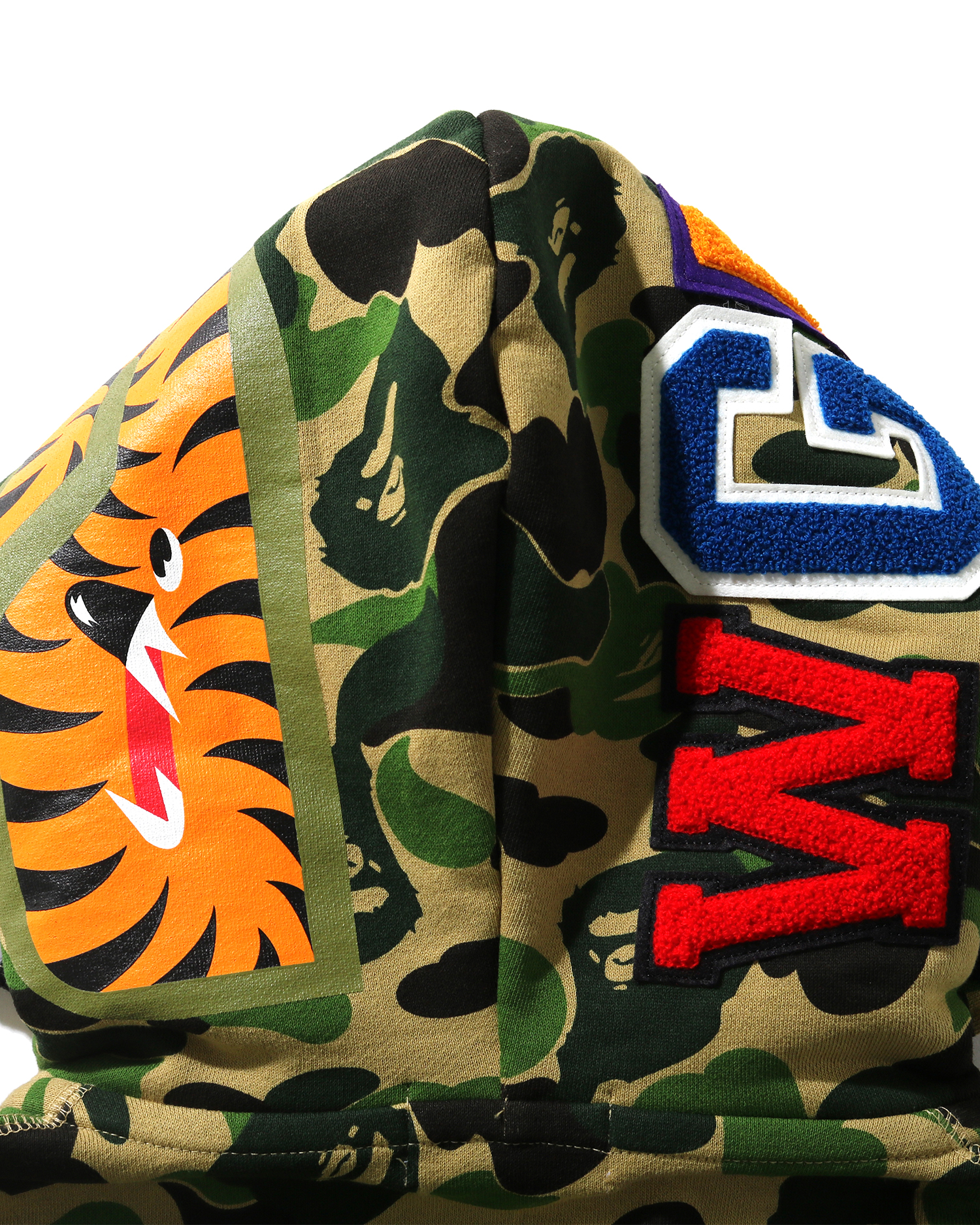 bape abc camo shark full zip hoodie