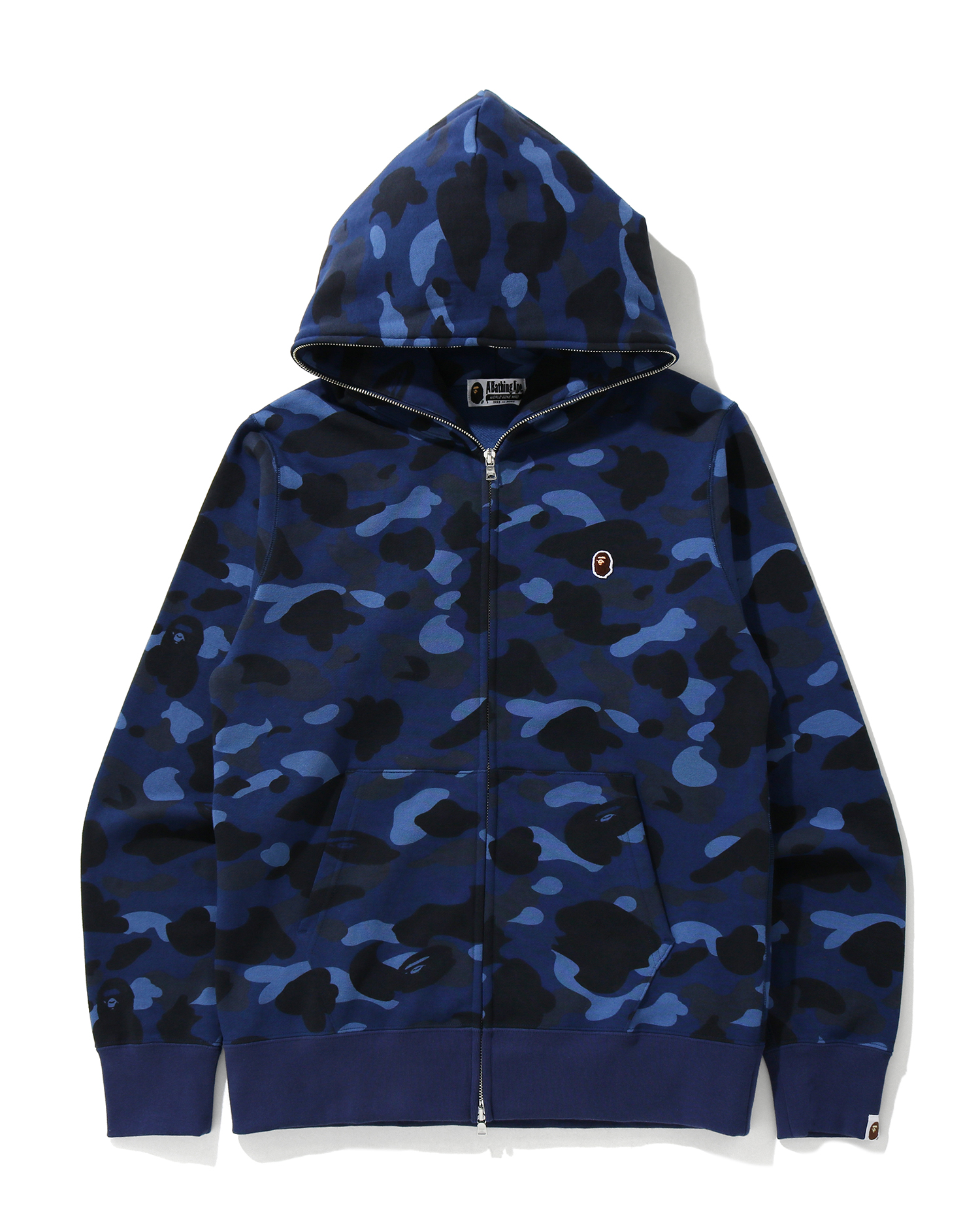 Shop Color Camo ape Head One Point hoodie Online | BAPE