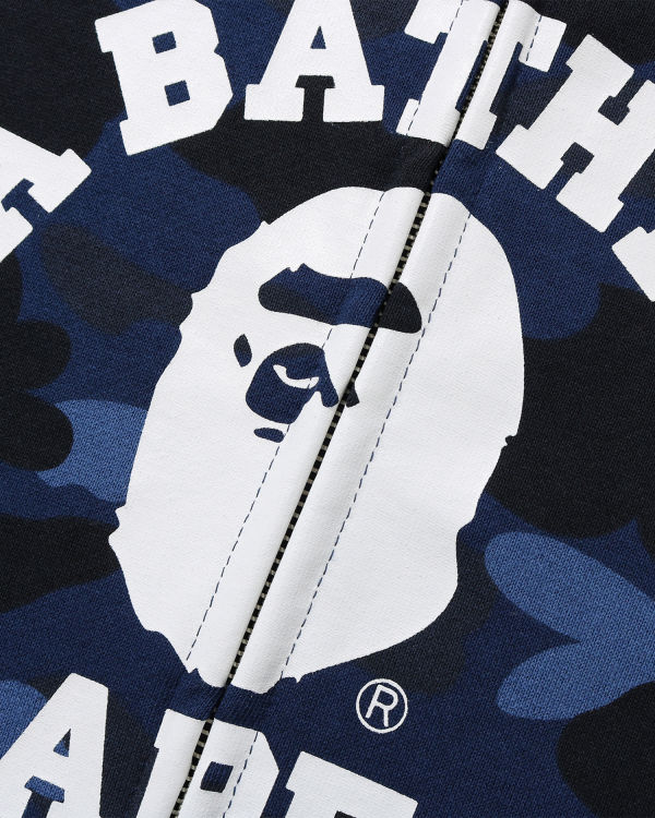 Color Camo College zip hoodie