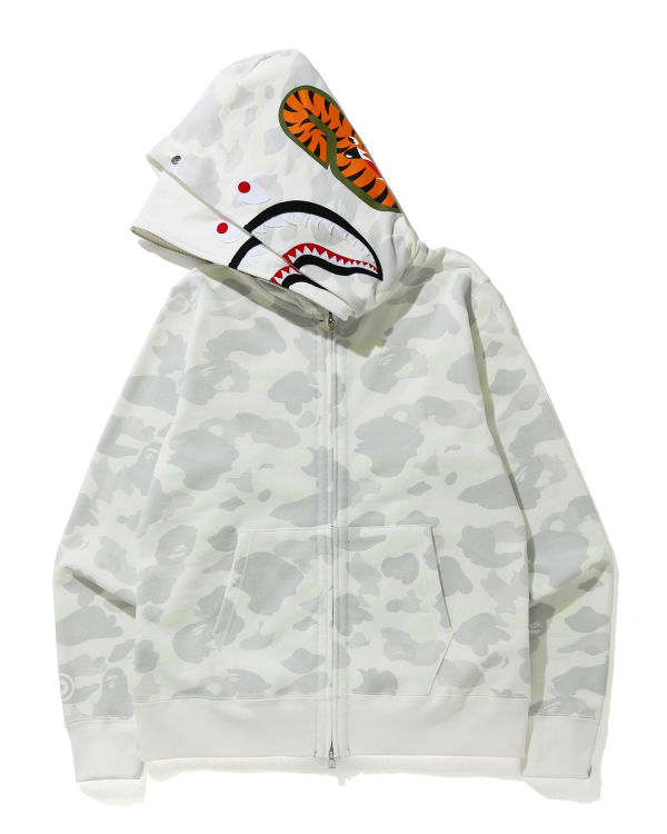 City Camo Shark Wide Full zip hoodie