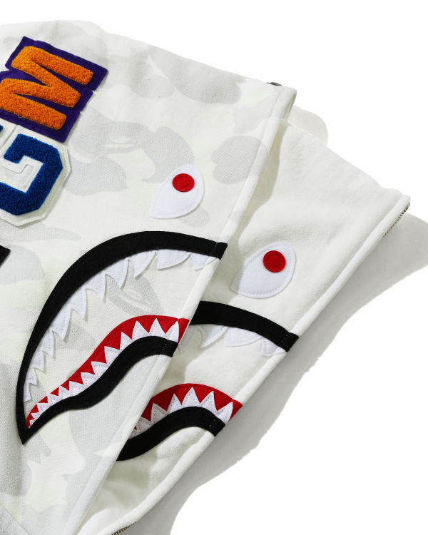 City Camo Shark Wide Full zip hoodie