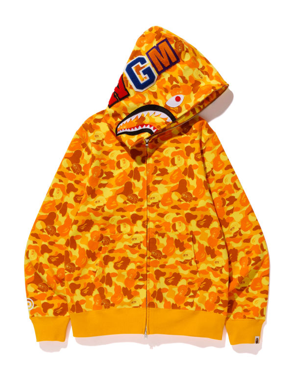Bape A Bathing Ape Shark Orange Camo Hoodie Hooded Jacket Full Zipper Coat  (Orange, L) : : Clothing & Accessories