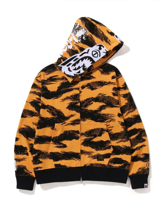 Tiger Camo Tiger Relaxed Fit Full Zip Hoodie image number 1