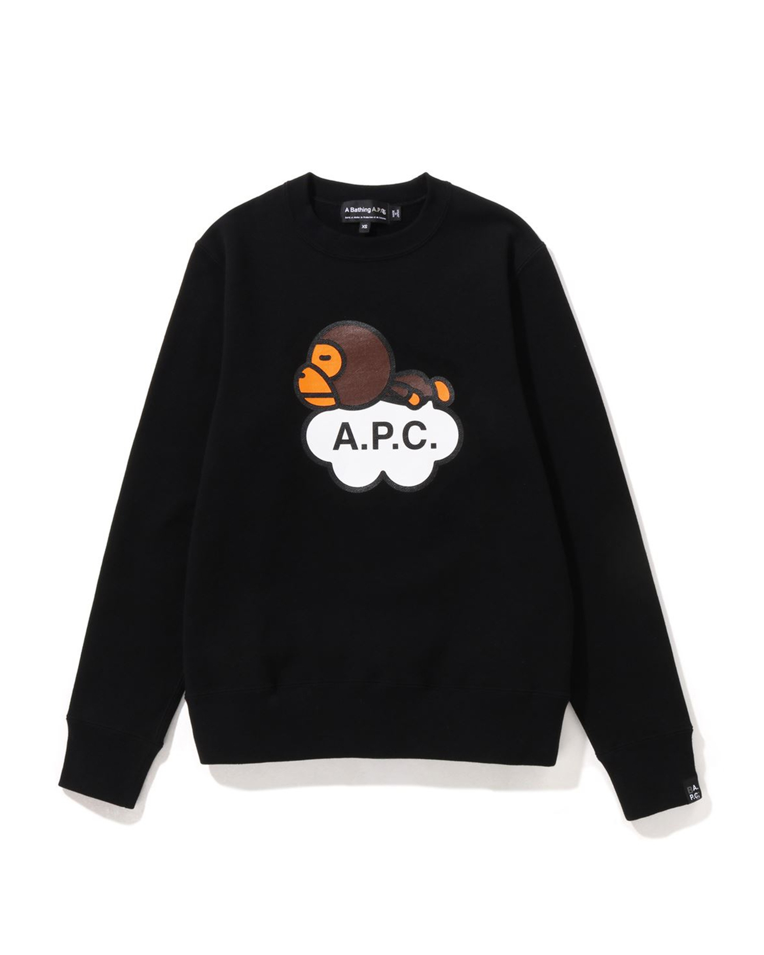 A BATHING APE® X A.P.C. Milo Wide Crewneck