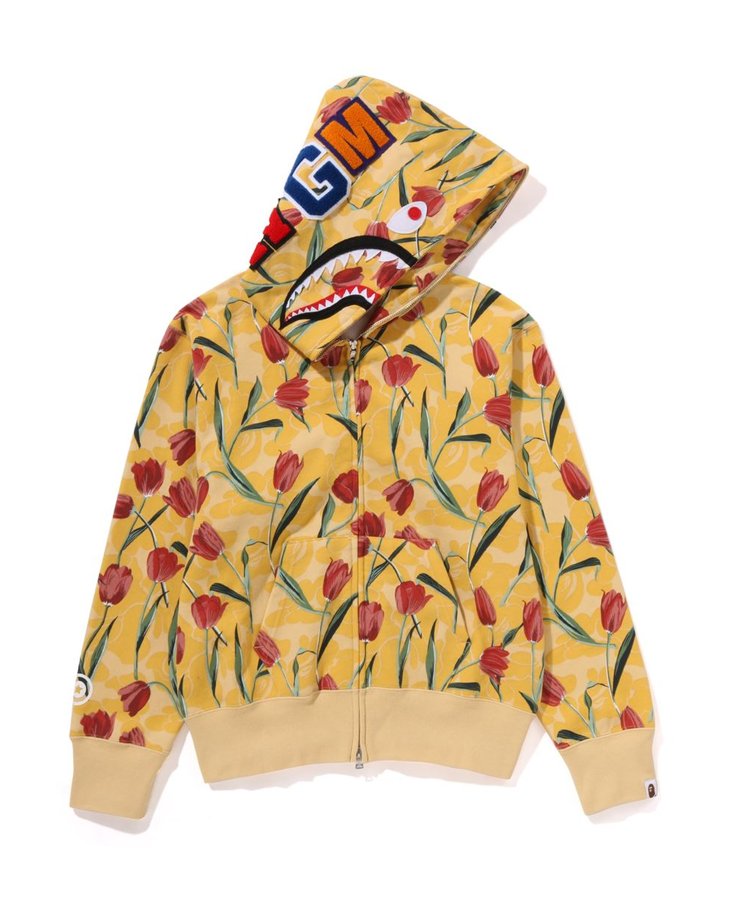 A BATHING APE® Tulip Camo Shark Full Zip Hoodie | ITeSHOP