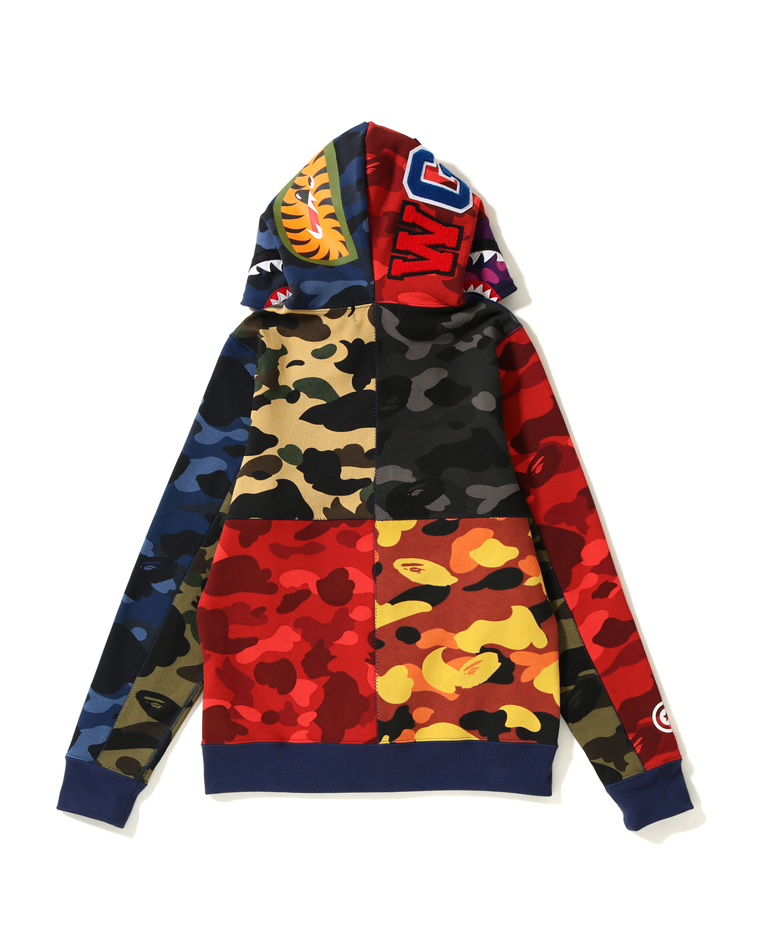 jaket bape mix camo