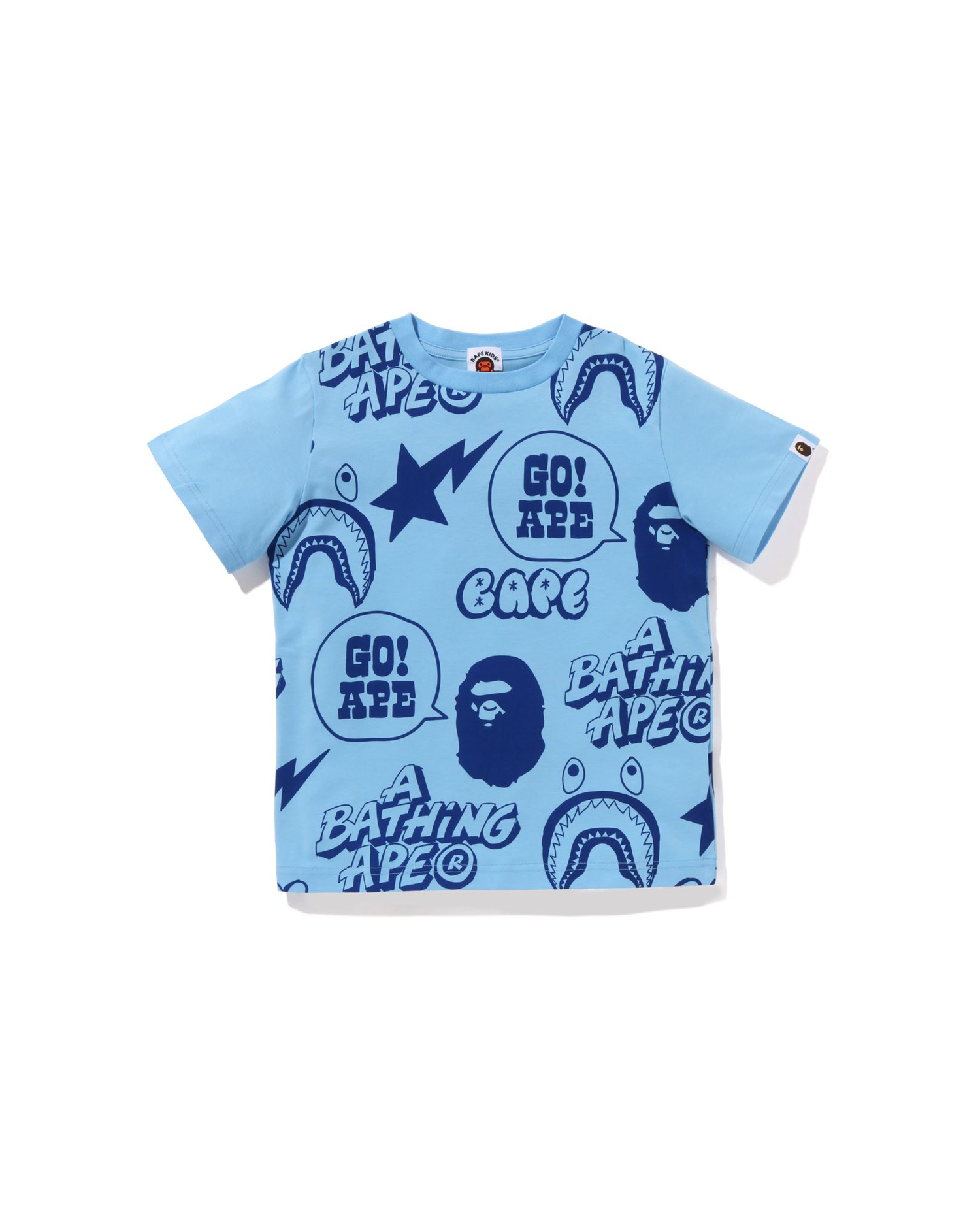 Shop Kids BAPE Graffiti Pattern Tee Online | BAPE