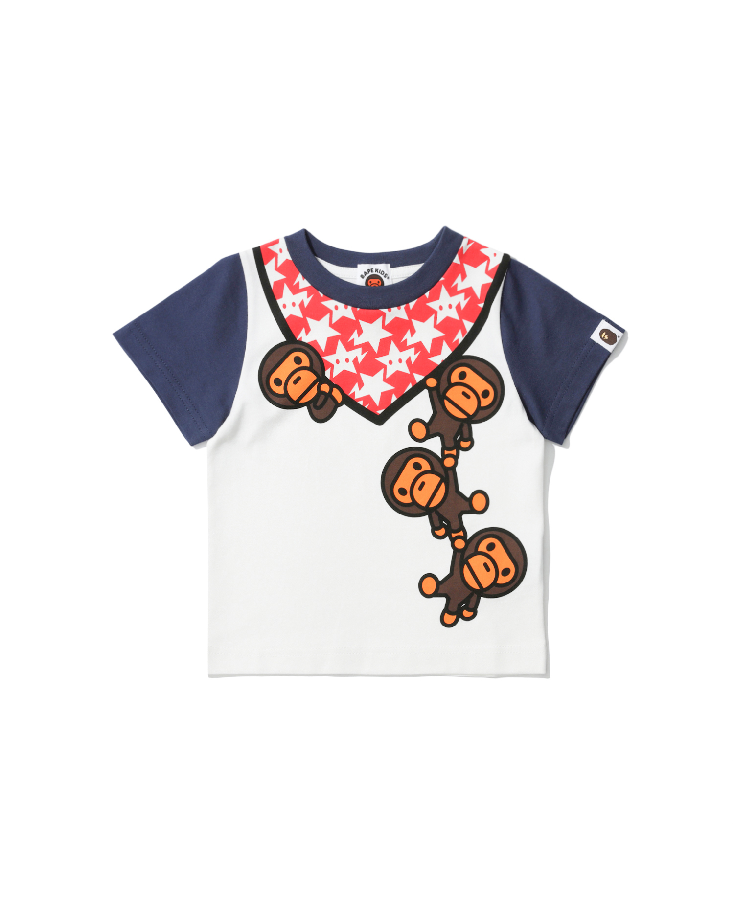 Shop Baby Milo Bandana Print tee Online | BAPE