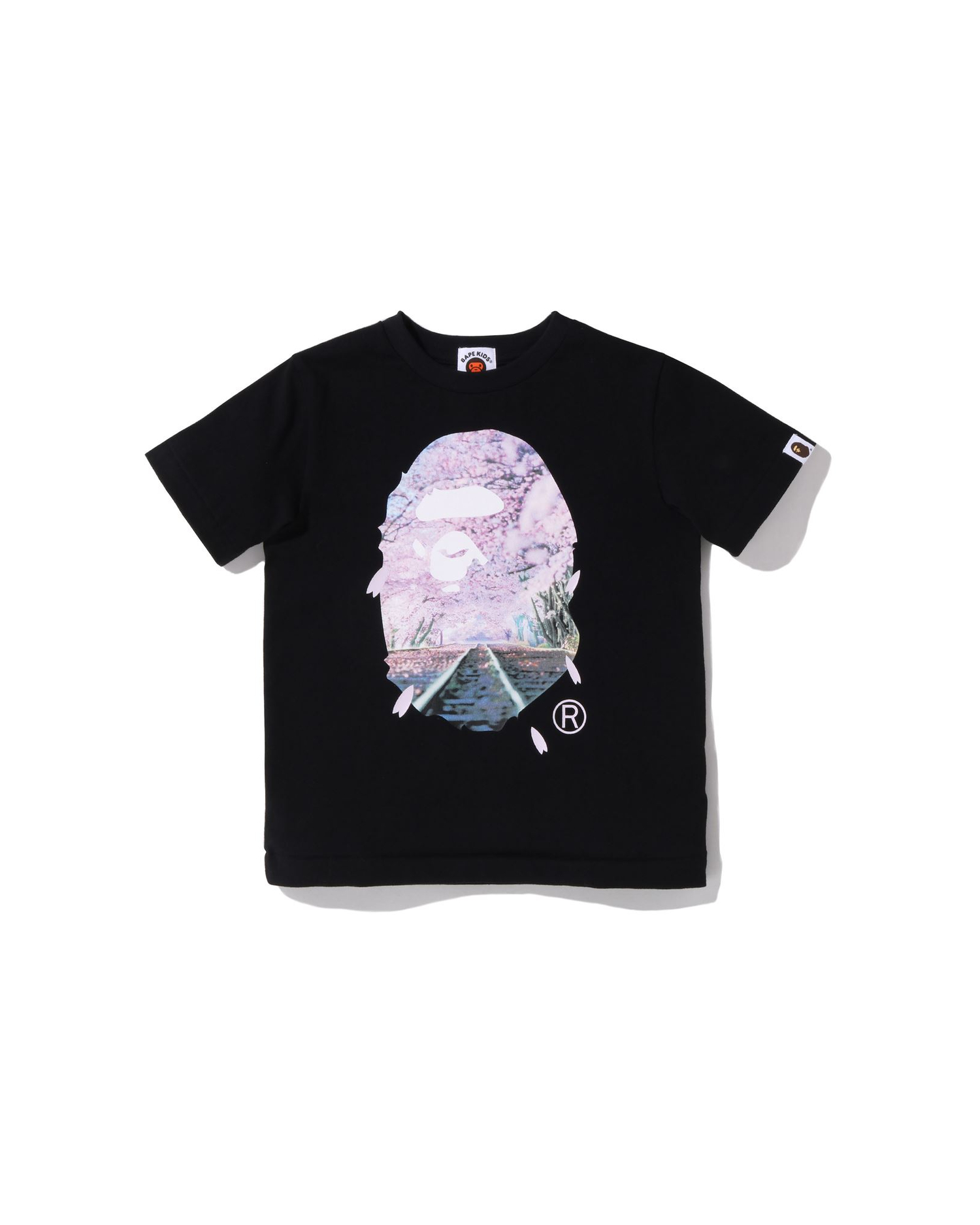 Shop Sakura Photo Ape Head Tee Online | BAPE