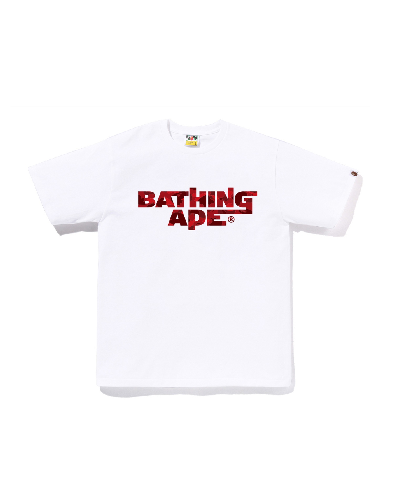 Color Camo Bathing Ape Logo T-Shirt