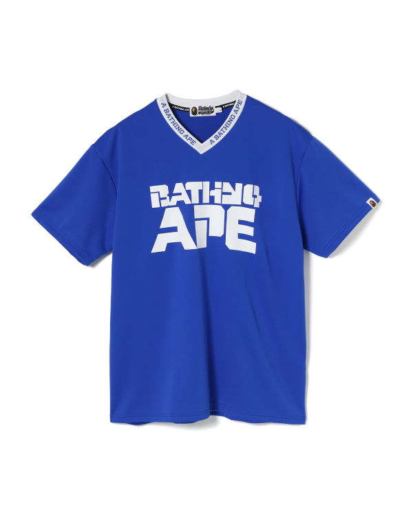 Relaxed V-neck jersey tee