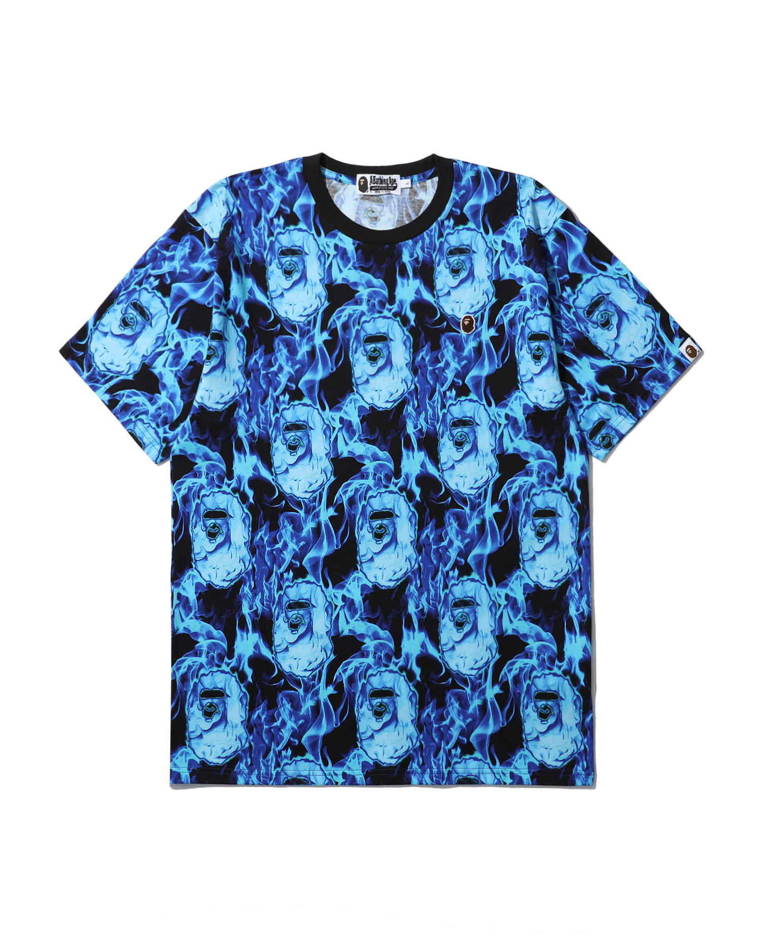 Shop Bape Flame Wide tee Online | BAPE