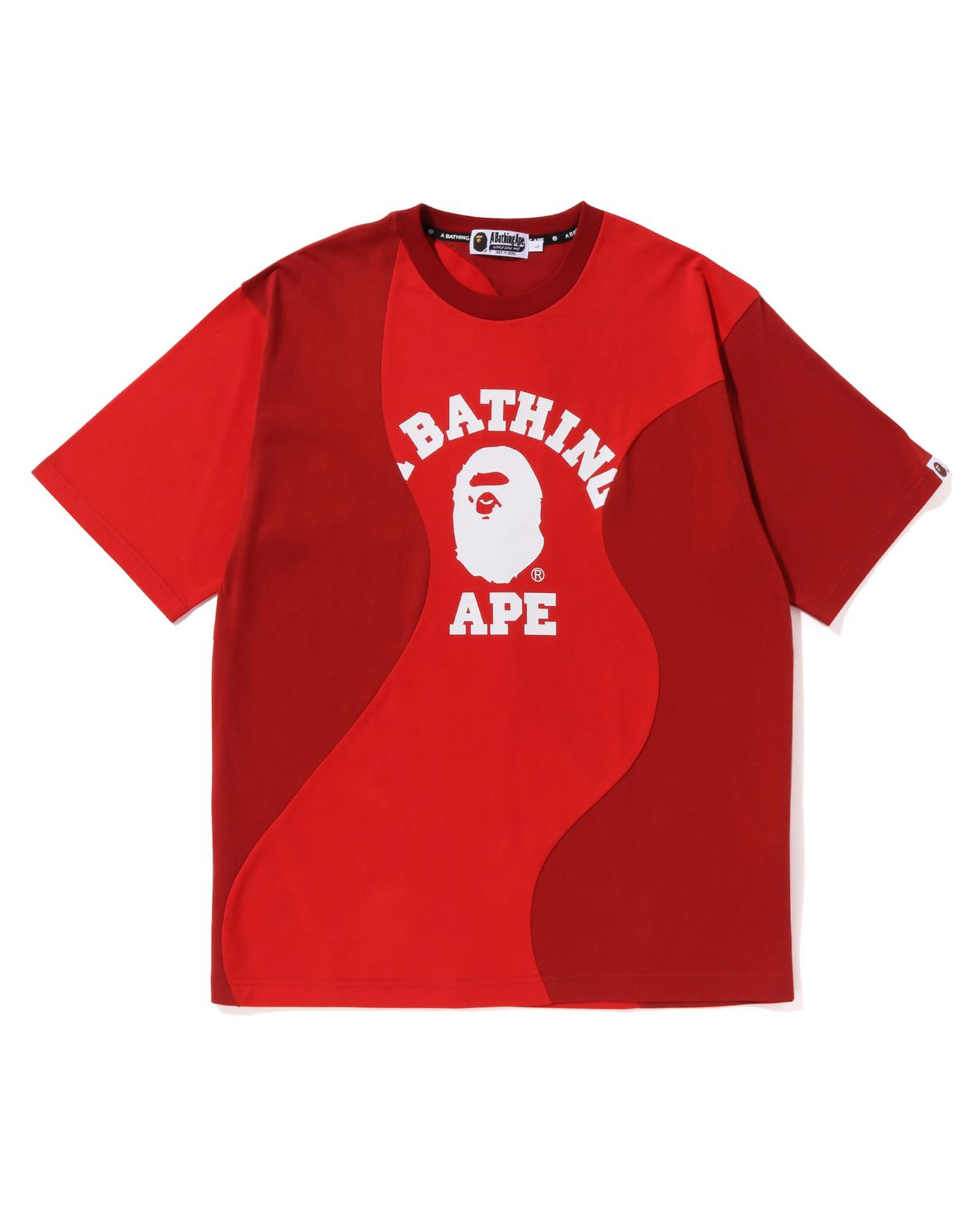 Shop Cutting College Relaxed Fit Tee Online | BAPE