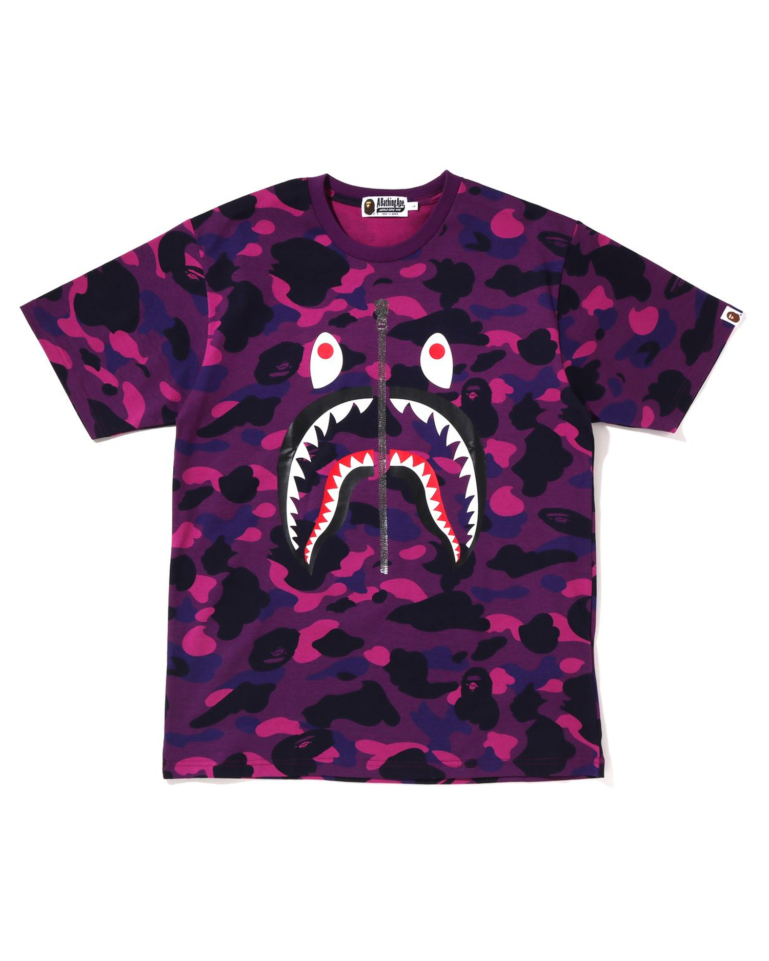 Shop Color Camo Shark Tee Online | BAPE