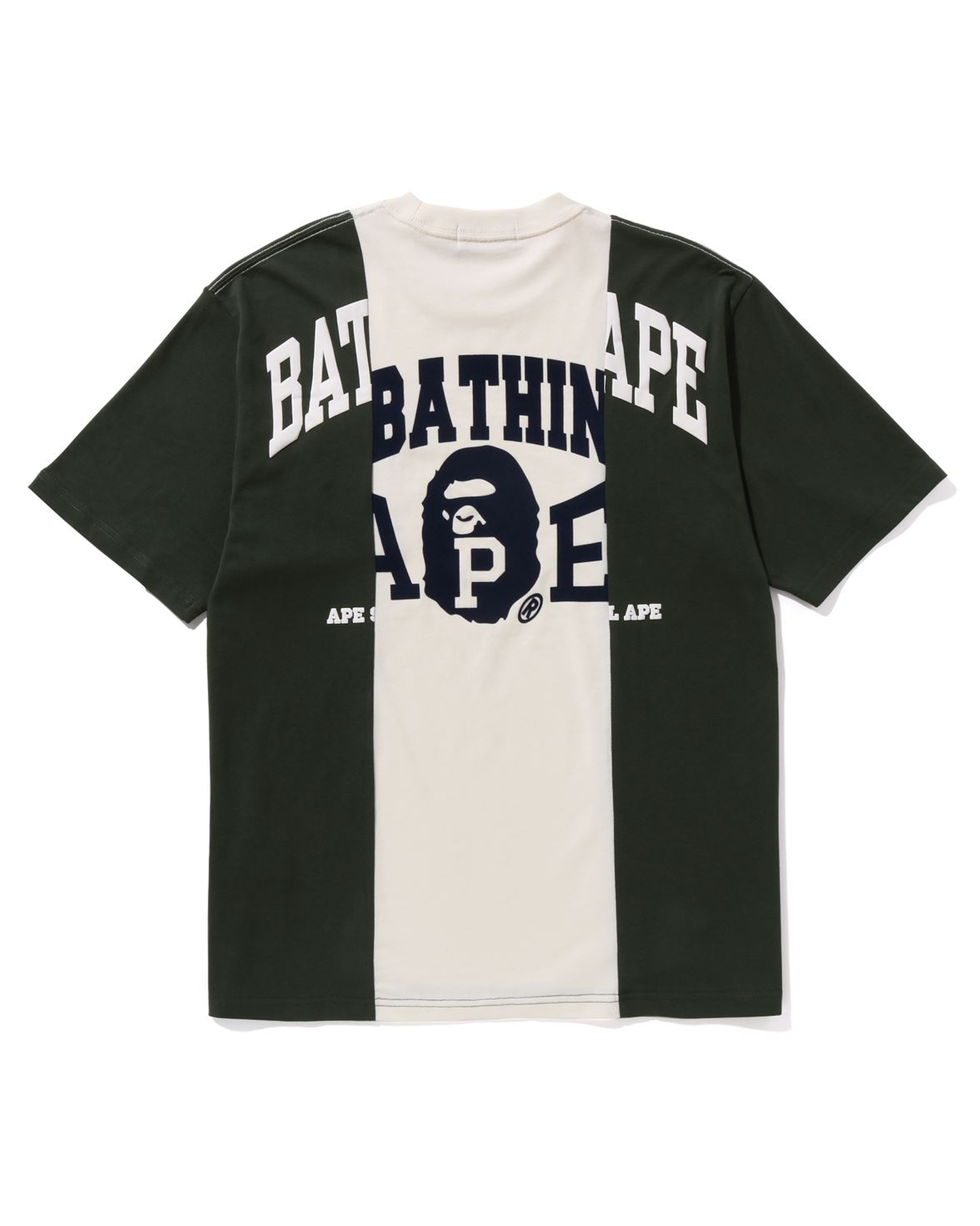 A BATHING APE BAPE Badges Color Blocking Tee ITeSHOP