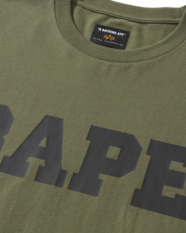 X ALPHA INDUSTRIES Logo tee