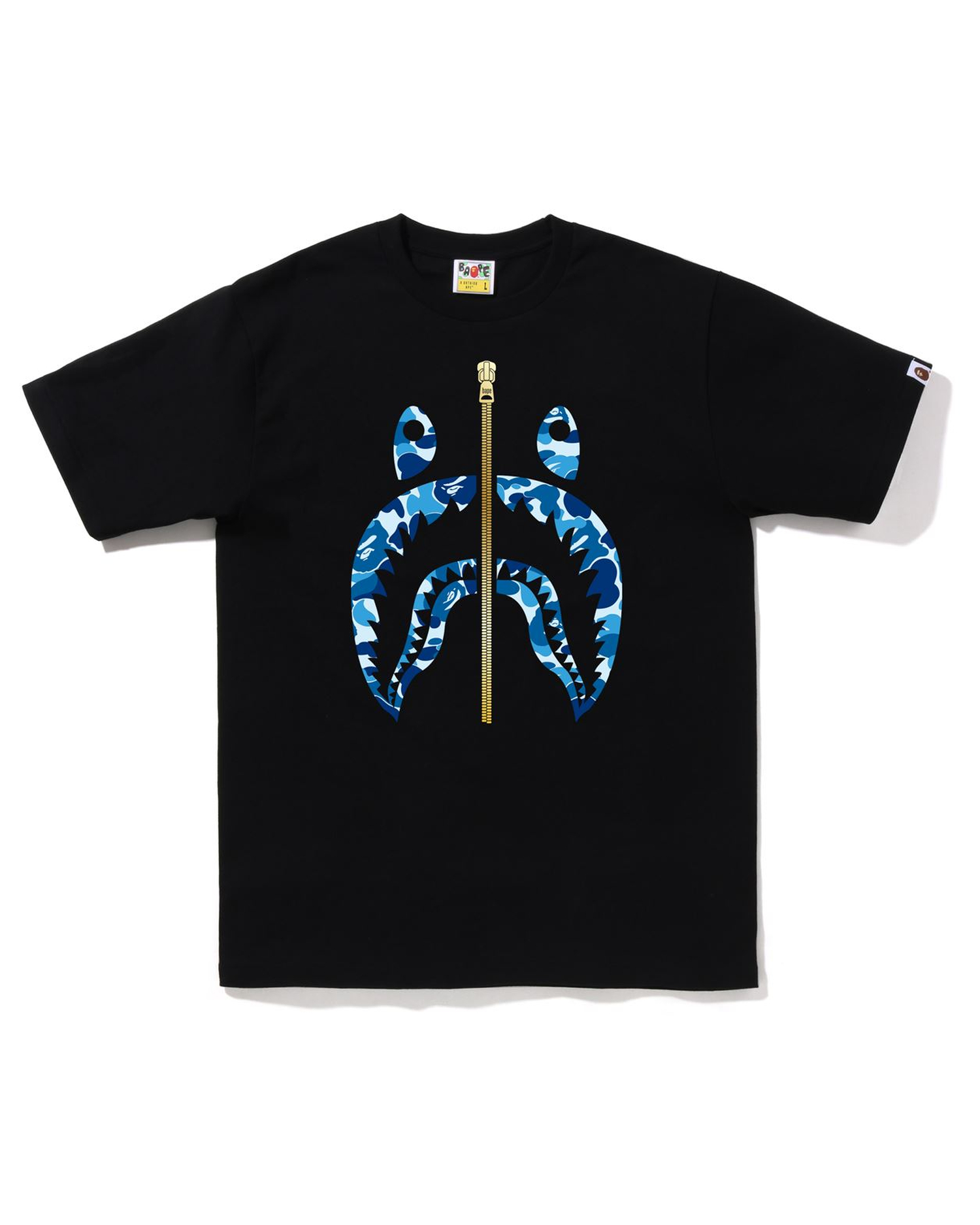 Bape shark cheap shoulder tee