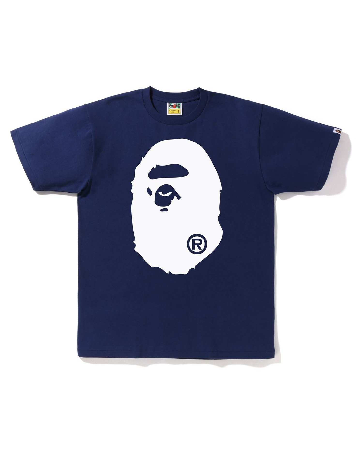 Shop Bicolor Big Ape Head Tee Online | BAPE