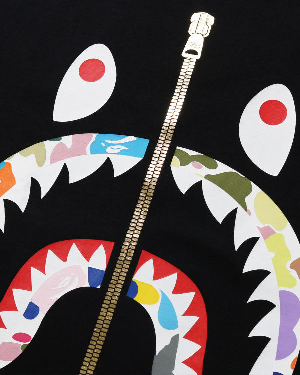 Multi Camo Shark relaxed tee